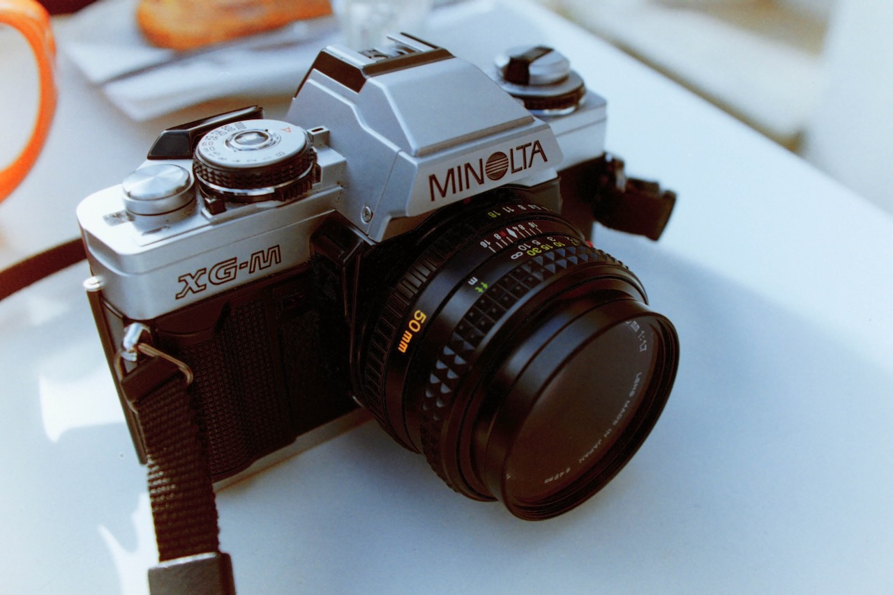 Film photograph of my Minolta XG-M