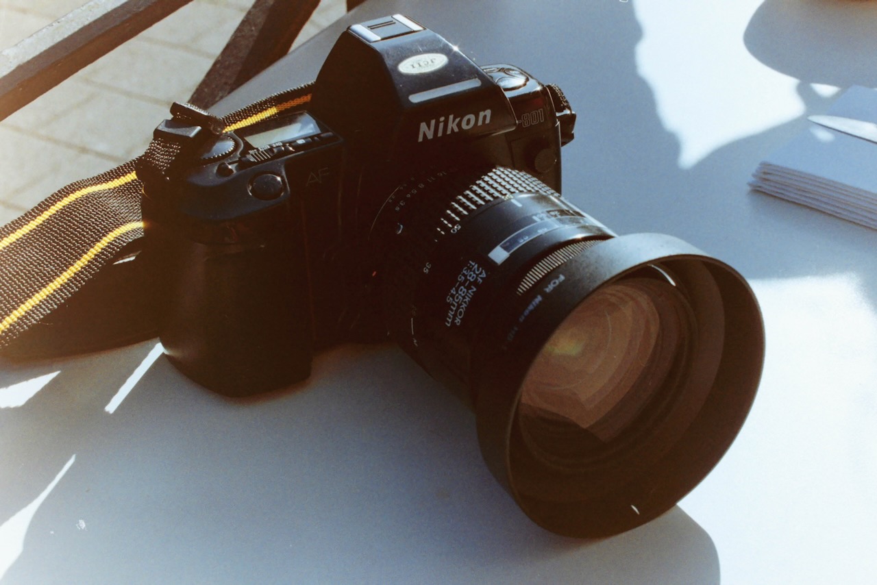 Film photograph of my Nikon F-801