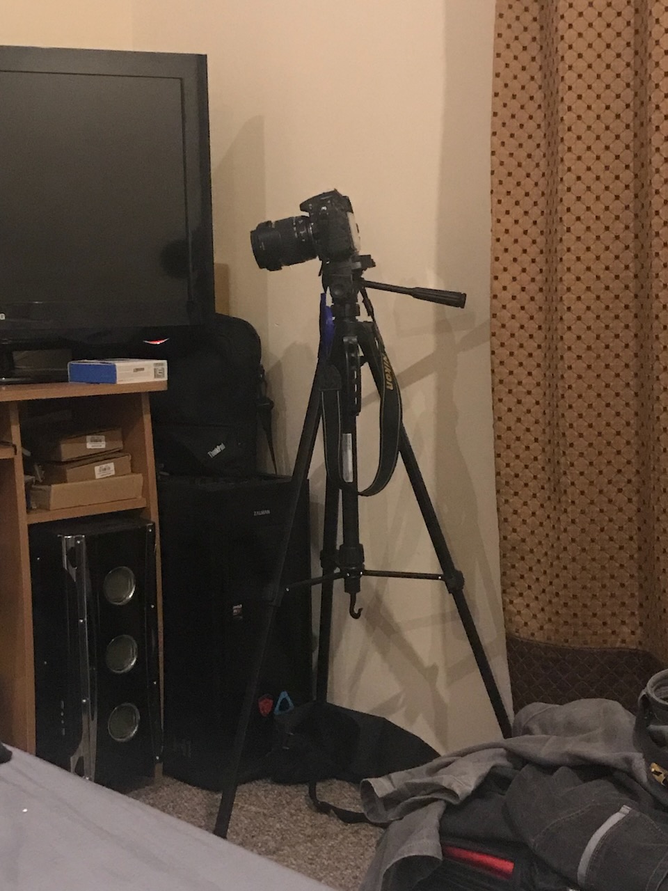 Digital Camera on a Tripod