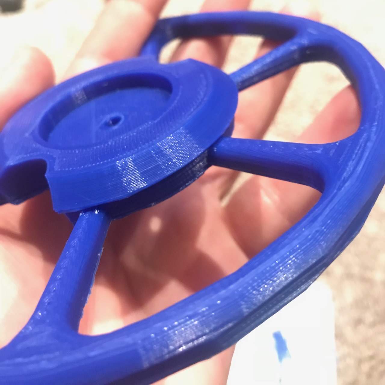 Showing off the print quality of the Anet A8