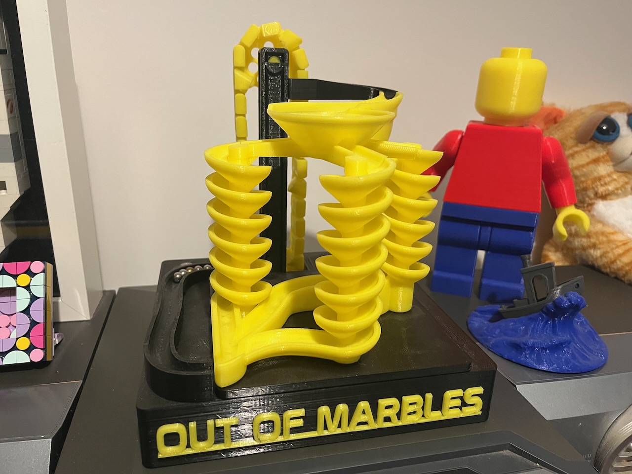 The Out of Marbles, marble machine fully assembled