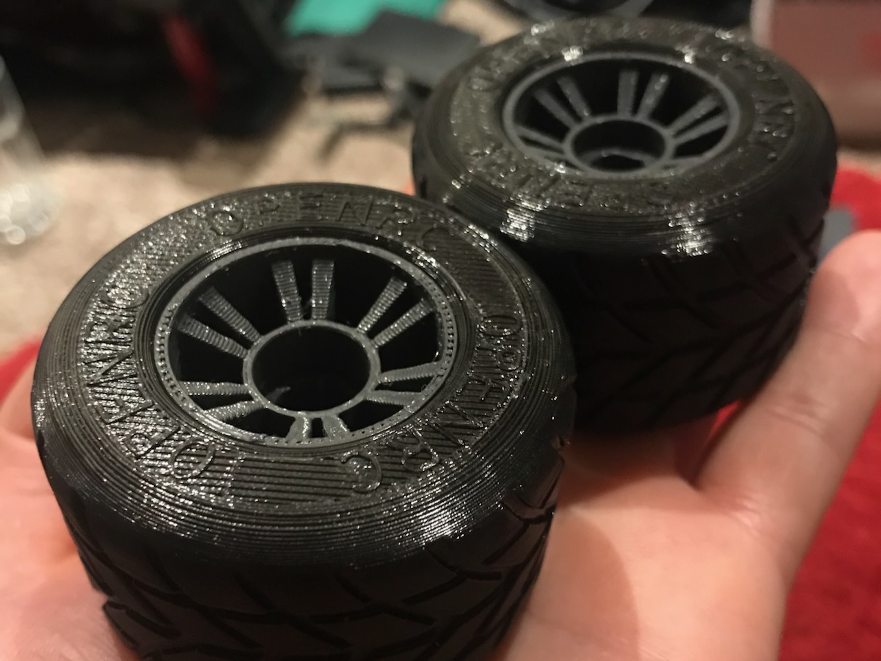 Printed TPU Tyres