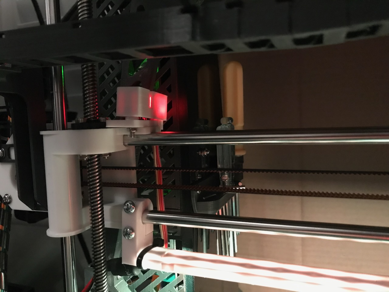 Optical Endstop installed on X Axis