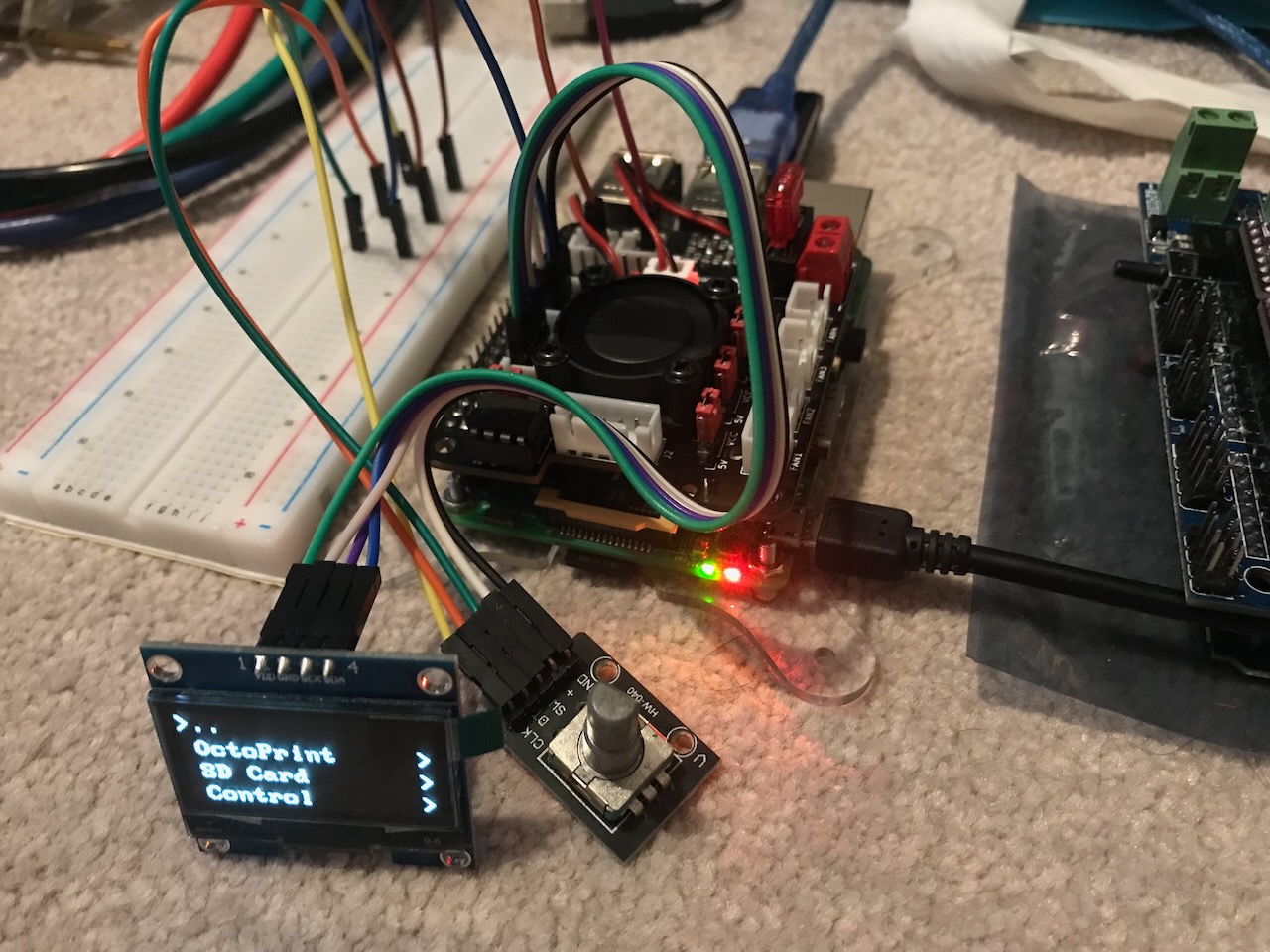 Testing a rotary encoder