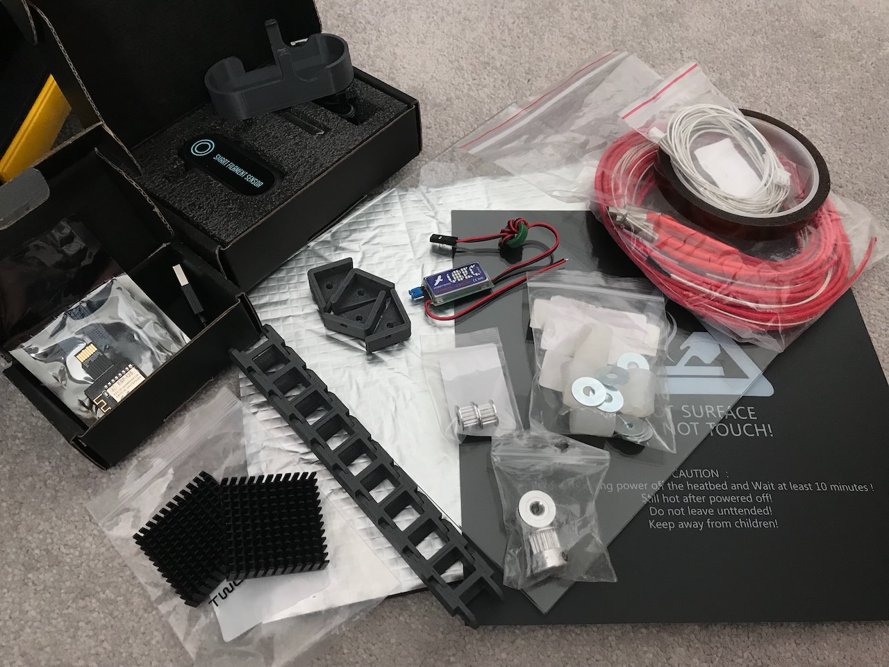 Parts to upgrade the bed