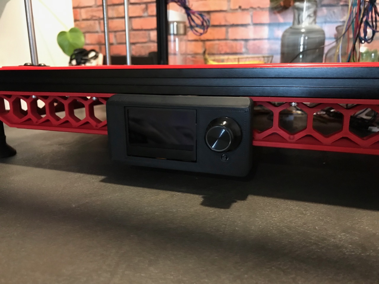 Display Mount Folded Flat out of the way