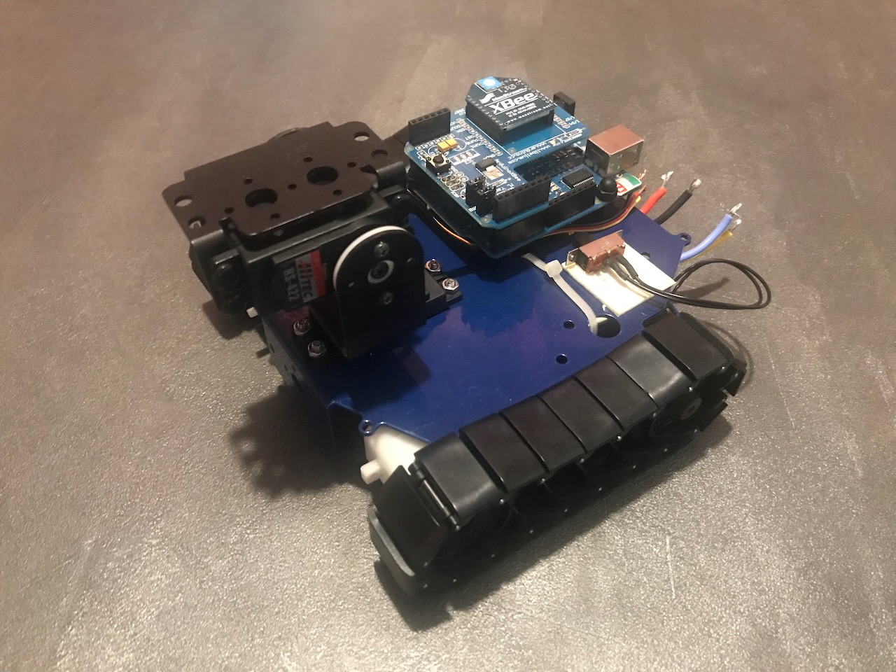 An Arduino Tracked Robot