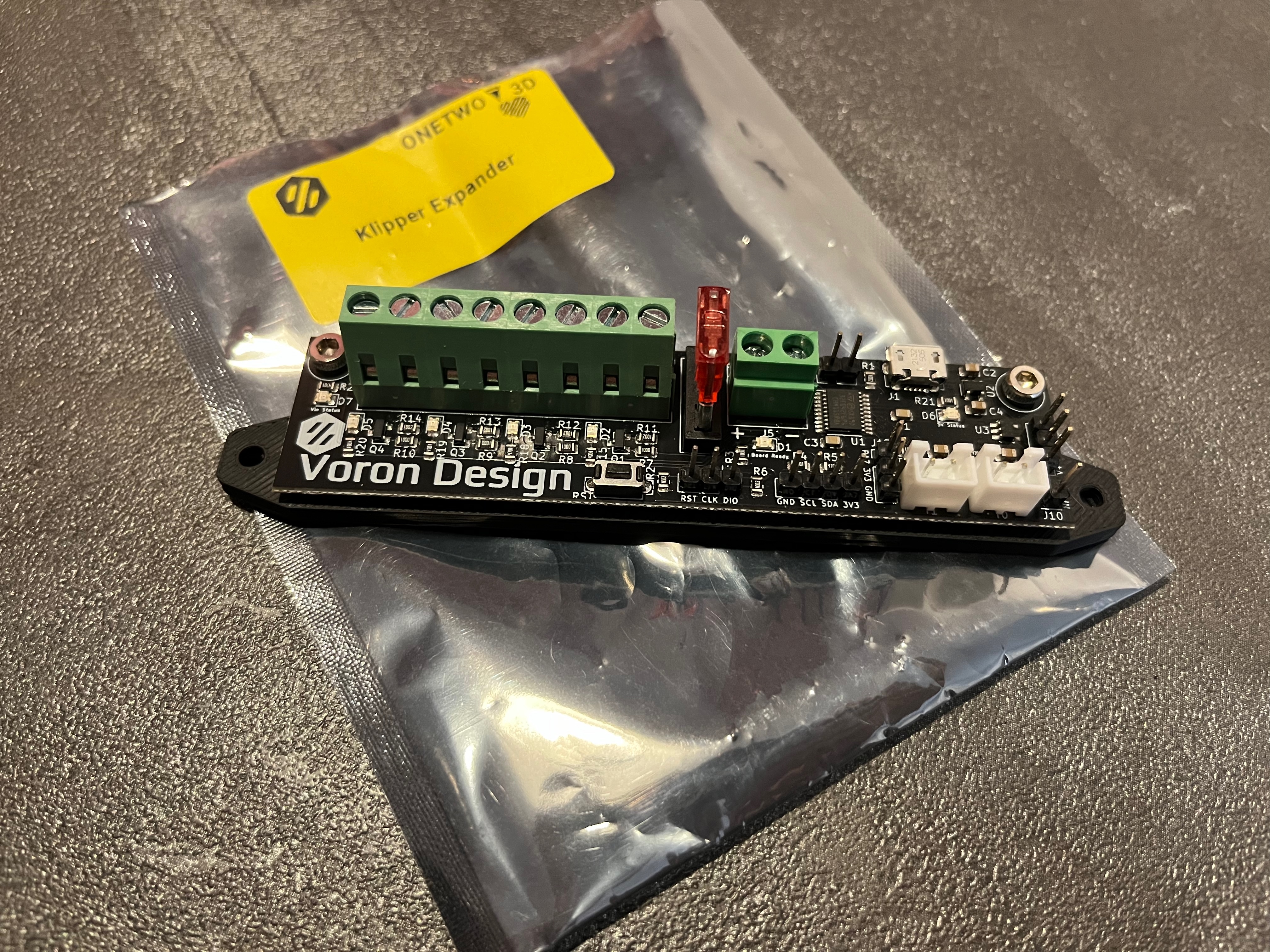 Board designed to add additional functionality to a Printer running Klipper firmware