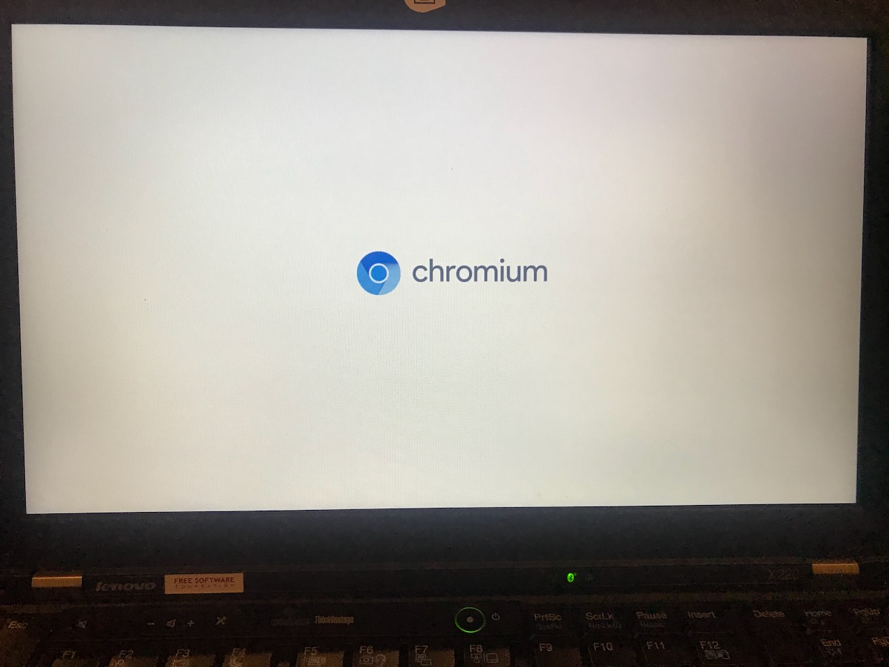 Chromium OS running on the X220