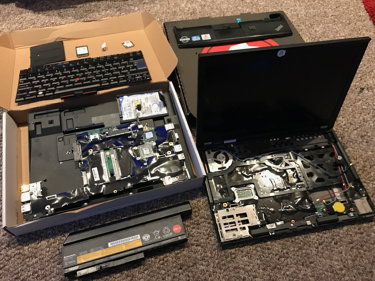 Parts to upgrade my Thinkpad X220